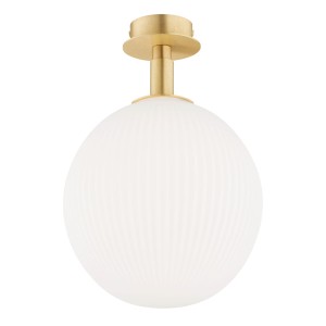 Lampa ścienna Kinkiet Paloma 8505 Argon 1xE27 15W Szkło/ Mosiądz, Opal Mat/ Mosiądz Szczotkowany