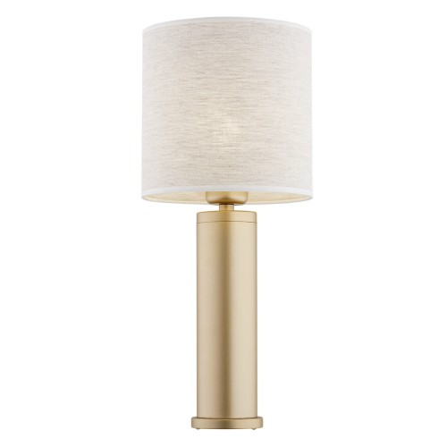 Lampa stołowa Riva 8315 Argon 1xE27 15W Stal Lakierowana, Lniany