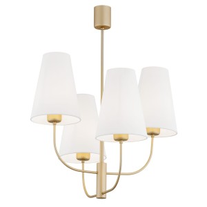 Lampa wisząca Żyrandol Safiano 1821 Argon 4xE27 15W Stal Lakierowana, Biały