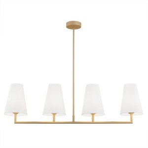 Lampa Wisząca Safiano 1828 Argon 4xE27 15W Stal Lakierowana, Biały