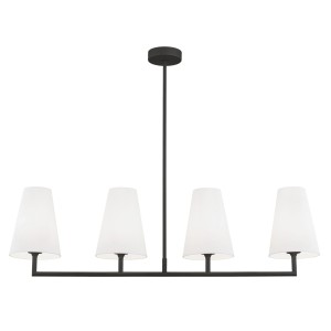 Lampa Wisząca Safiano 1831 Argon 4xE27 15W Stal Lakierowana, Biały