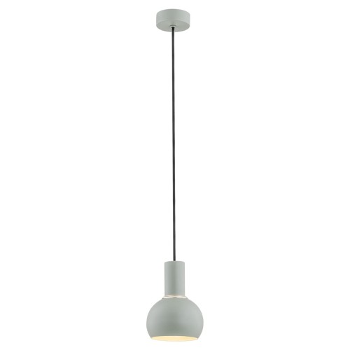 Lampa Wisząca Sines 4214 Argon 1xE27 15W Stal Lakierowana/ Stal Mosiądzowana , Szałwia / Mosiądz