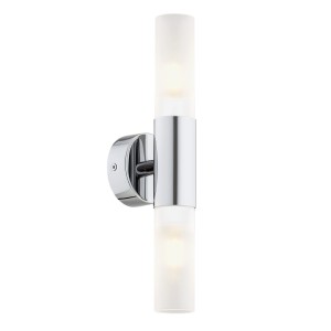 Lampa ścienna Kinkiet Taylor 7204 Argon 2xE27 15W Szkło/ Stal Chromowana, Opal/ Chrom