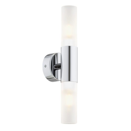 Lampa ścienna Kinkiet Taylor 7204 Argon 2xE27 15W Szkło/ Stal Chromowana, Opal/ Chrom