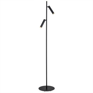 Lampa Podłogowa Torre 7082 Argon 2xG9 6WLED Stal Lakierowana, Czarny