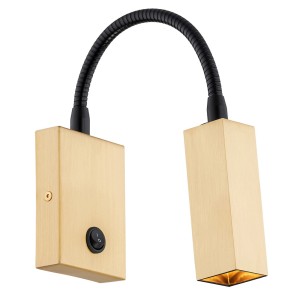 Lampa ścienna Kinkiet Rockstar 4743 Argon 1xG9 6WLED Mosiądz , Mosiądz Szczotkowany