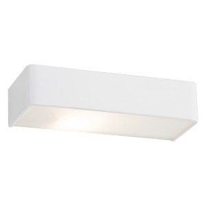 Lampa ścienna Kinkiet Rodan 3077 Argon 1xE27 15W Stal Lakierowana/ Szkło, Biały