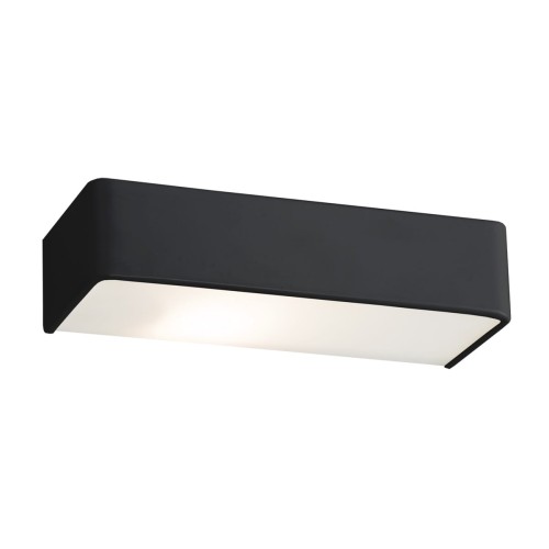 Lampa ścienna Kinkiet Rodan 657 Argon 2xE27 15W Stal Lakierowana/ Szkło, Czarny