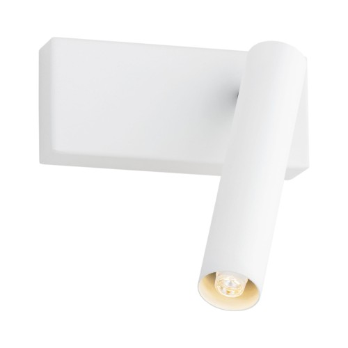 Lampa ścienna Kinkiet Etna Plus 8064 Argon 1xG9 6W Stal Lakierowana, Biały