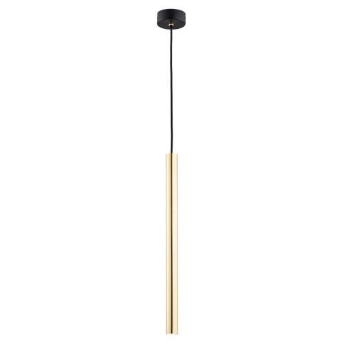 Lampa Wisząca Sicilia Plus 8104 Argon 1xG9 6W Stal Mosiądzowana/ Stal Lakierowana, Mosiądz/ Czarny