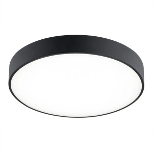Lampa sufitowa Plafon Tiamo 8348 Argon 1xLED 22W Stal Lakierowana/ Plexi, Czarny
