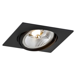 Oprawa Stropowa Olimp Plus 4746 BZ Argon 1xGU10 LED AR111 12W Stal Lakierowana, Czarny