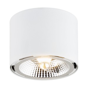 Lampa sufitowa Plafon Clevland 4692 BZ Argon 1xGU10 LED AR111 12W Aluminium, Biały