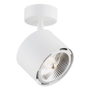 Lampa sufitowa Reflektor Clevland 4702 BZ Argon 1xGU10 LED AR111 12W Aluminium/ Stal Lakierowana, Biały