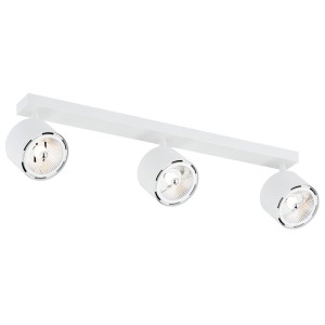 Lampa sufitowa Lampa reflektorowa Clevland 6100 BZ Argon 3xGU10 LED AR111 12W Aluminium/ Stal Lakierowana, Biały