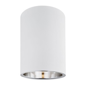 Lampa sufitowa Spot Tyber 475 Argon 1xE27 15W Aluminium Lakierowane, Biały