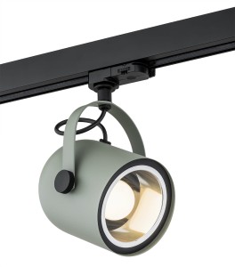 Lampa sufitowa Reflektor Net 4310 Argon 1xE27 15W Stal Lakierowana/ Tworzywo Sztuczne, Szałwia / Czarny