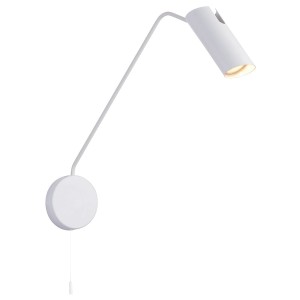 Lampa ścienna kinkiet Futuro LP-17001/1WL WH Light Prestige 1x GU10 Metal Biały/Biały