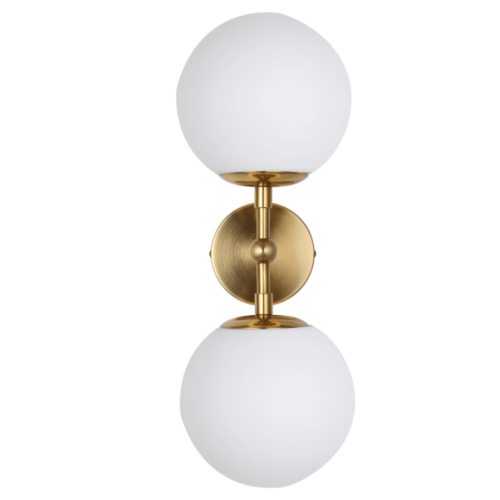 Lampa ścienna kinkiet Dorado LP-002/2W Light Prestige 2x E14 Metal Złoty/Biały