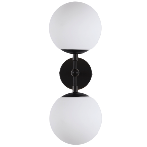 Lampa ścienna kinkiet Dorado LP-002/2W BK Light Prestige 2x E14 Metal / Czarny/Biały