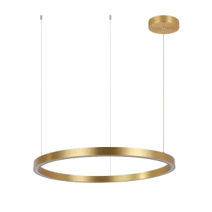 Lampa wisząca sufitowa Midway LP-033/1P S GD Light Prestige Zintegrowane źródło LED Metal Złoty