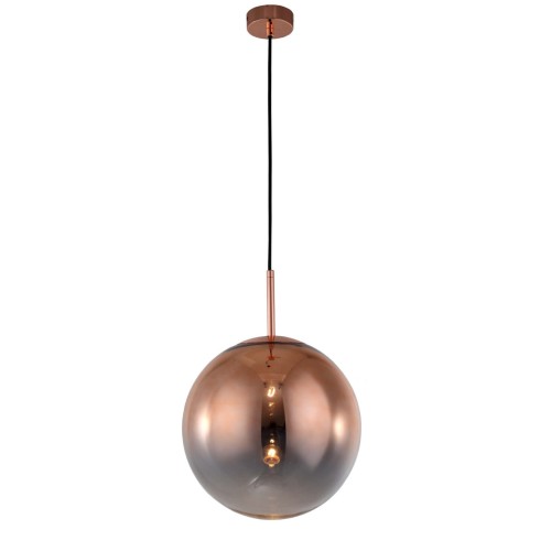 Lampa wisząca sufitowa Palla LP-2844/1P MI Light Prestige 1x E27 Szkło / Złoty, Miedziany