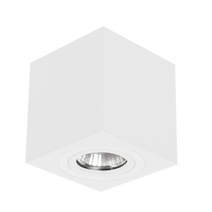 Lampa sufitowa natynkowa Lyon LP-5881/1SM WH Light Prestige 1x GU10 Metal Biały