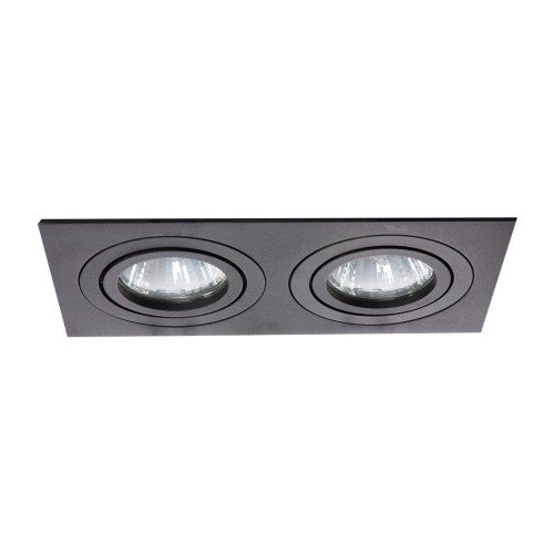 Lampa sufitowa oprawa natynkowa Metis LP-2780/2RS BK Light Prestige 2xnan GU10 Metal Czarny