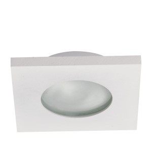 Lampa sufitowa natynkowa Lagos LP-440/1RS WH square Light Prestige 1x GU10 Metal Biały
