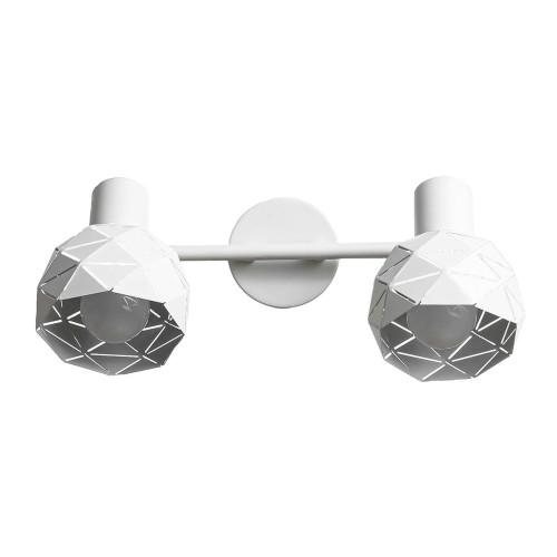 Lampa ścienna kinkiet Reus LP-8069/2WS WH Light Prestige 2x E14 Metal Biały/Biały