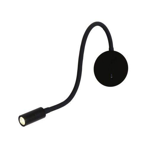 Lampa ścienna kinkiet Senise LP-2021/1W BK Light Prestige 1x3W zintegrowane LED Metal Czarny