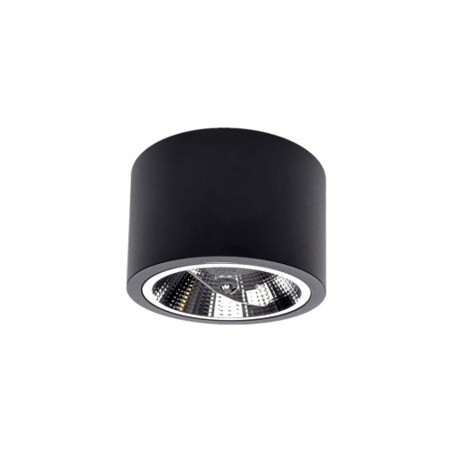 Lampa sufitowa natynkowa Camino LP-1101/1SM BK Light Prestige 1xES111 Metal Czarny