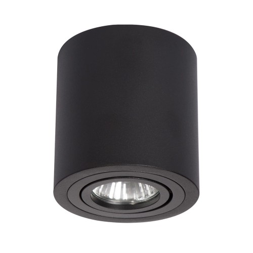 Lampa sufitowa natynkowa Tulon LP-5441/1SM BK Light Prestige 1x GU10 Aluminium Czarny