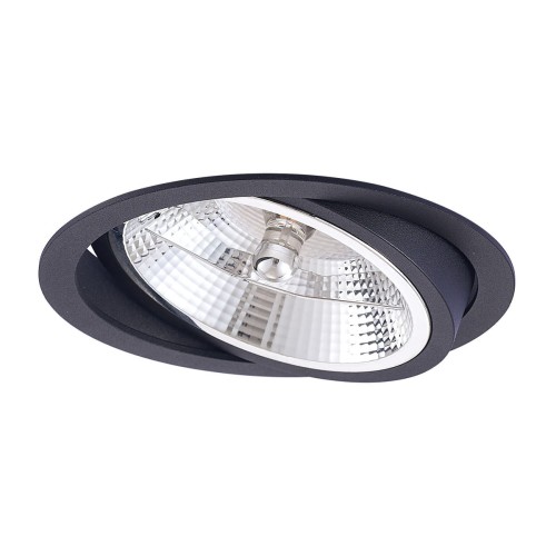 Lampa sufitowa oprawa natynkowa LP-4424/1RS BK movable Light Prestige 1x GU10 Czarny