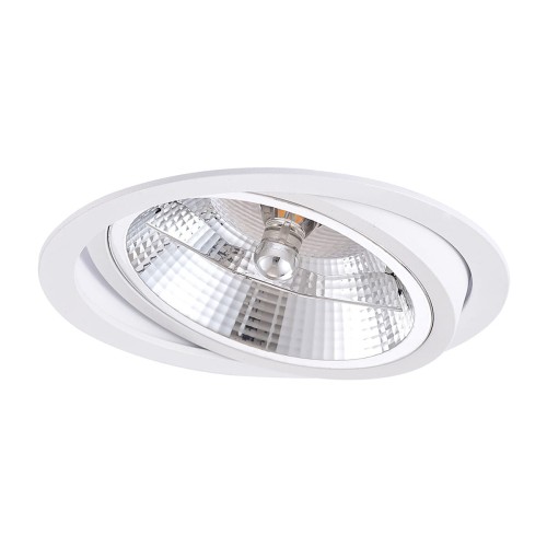 Lampa sufitowa natynkowa Nero LP-4424/1RS WH movable Light Prestige 1xGU10 Biały