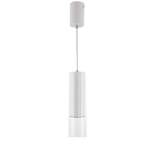 Lampa wisząca sufitowa Manacor LP-232/1P WH Light Prestige 1x GU10 Szkło Biały/Transparentny