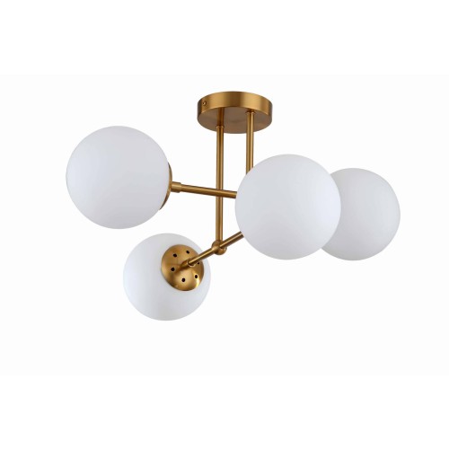 Lampa sufitowa plafon Roma LP-1345/4P GD Light Prestige 4x E14 Metal / Złoty