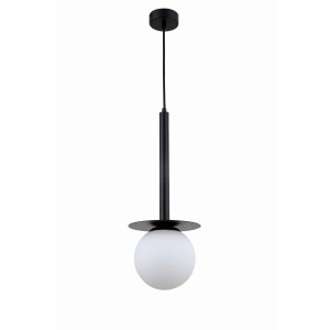 Lampa wisząca sufitowa Roma LP-1345/1P BK Light Prestige 1x E14 Metal / Czarny