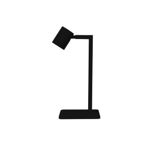 Lampa stojąca stołowa Snow LP-731/1T BK Light Prestige 1x GU10 Metal/Czarny