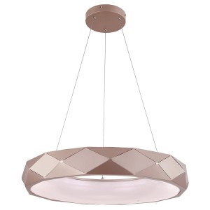 Lampa wisząca sufitowa Reus LP-8069/1P LED GD Light Prestige 36W LED Metal Złoty