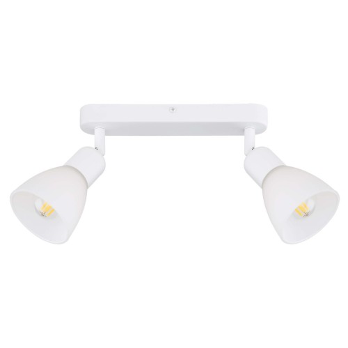 Lampa sufitowa reflektorowa Malta LP-877/2W WH Light Prestige 2xE14 Metal Biały