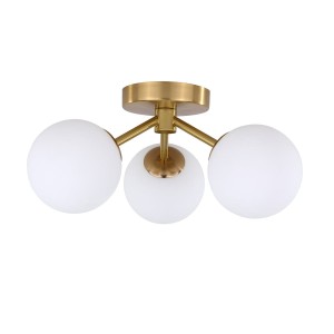 Lampa sufitowa plafon Dorado LP-002/3C Light Prestige 3x G9 Metal /Złoty/Biały