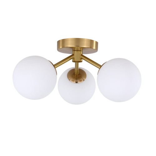 Lampa sufitowa plafon Dorado LP-002/3C Light Prestige 3x G9 Metal /Złoty/Biały
