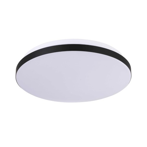 Lampa sufitowa plafon Babilon LP-335/1C S 4BK Light Prestige zintegrowane LED Biały/Czarny