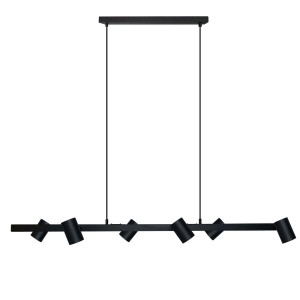 Lampa wisząca reflektorowa Snow LP-731/6L BK Light Prestige 6x GU10 Czarny