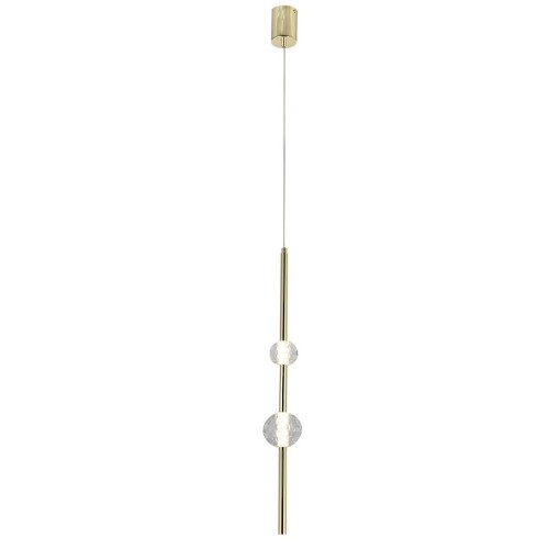 Lampa wisząca sufitowa Vaku LP-719/2P GD Light Prestige Zintegrowane LED / Złoty