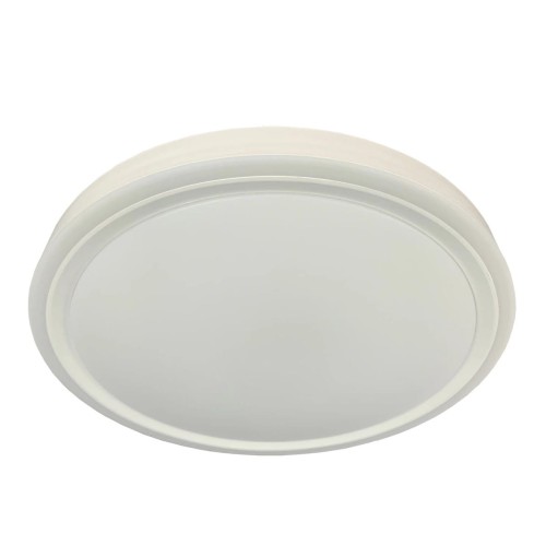 Lampa sufitowa plafon Vegas LP-550/1C S 4WH Light Prestige zintegrowane LED Metal/Akryl Biały