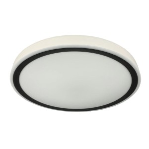 Lampa sufitowa plafon Vegas LP-550/1C S 4BK Light Prestige LED Biały/Czarny