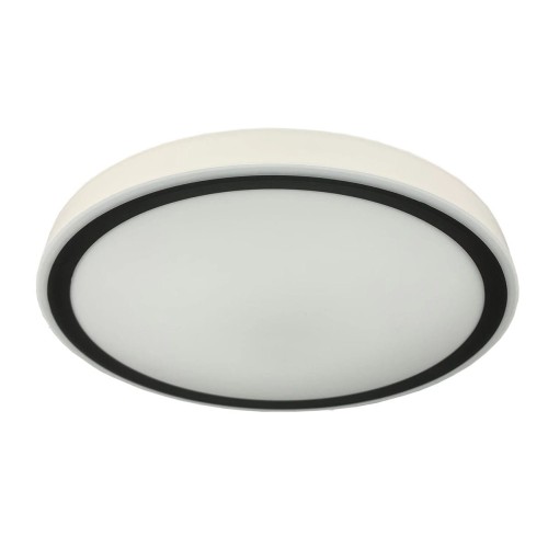 Lampa sufitowa plafon Vegas LP-550/1C S 4BK Light Prestige LED Biały/Czarny