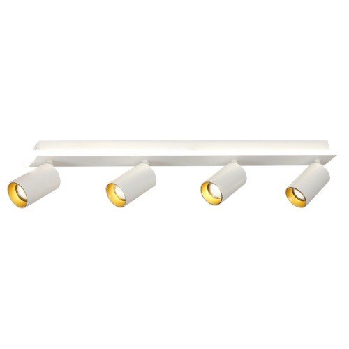 Lampa sufitowa reflektorowa Parma LP-0612/4C WH Light Prestige 4xLED+GU10 Metal Biały